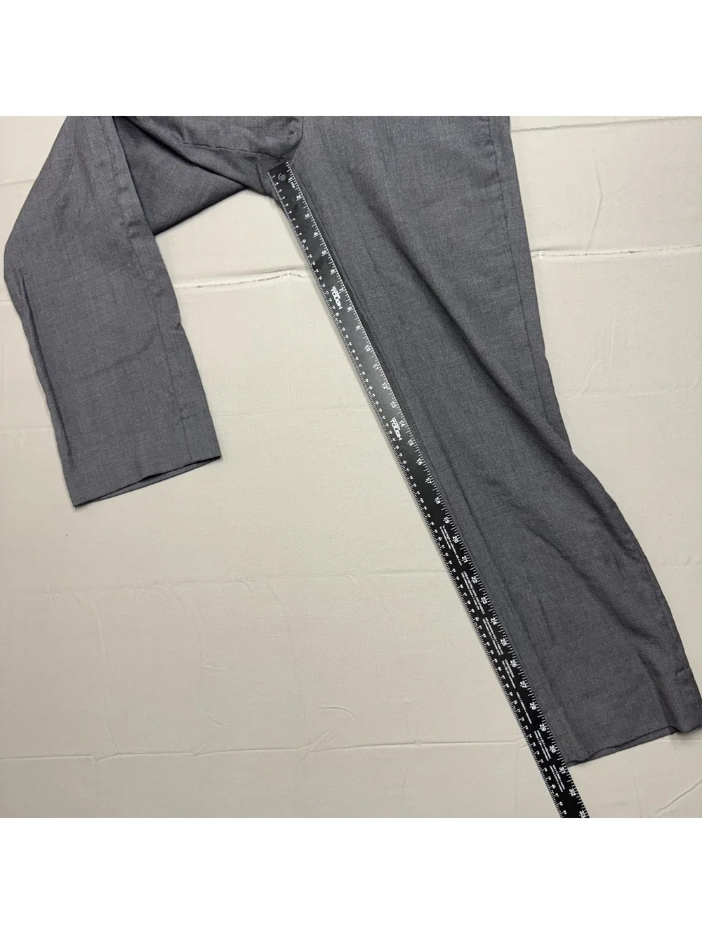 Joseph Abboud Mens JOE Custom Express Size 34 100% Wool Dress Pants Gray